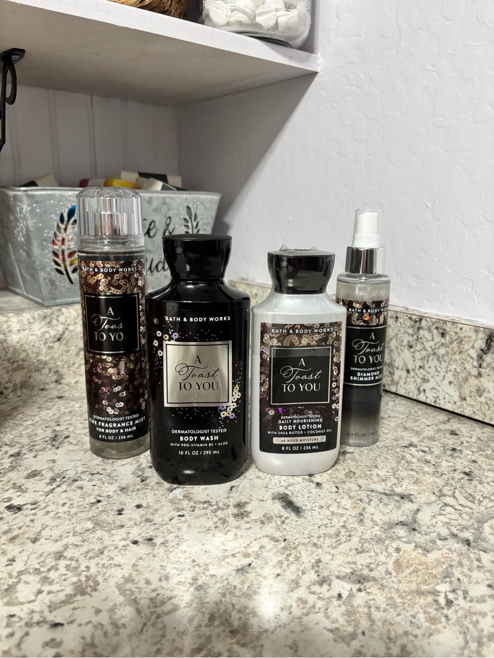 Bath & Body Works A Toast To You 4 piece Set NIP